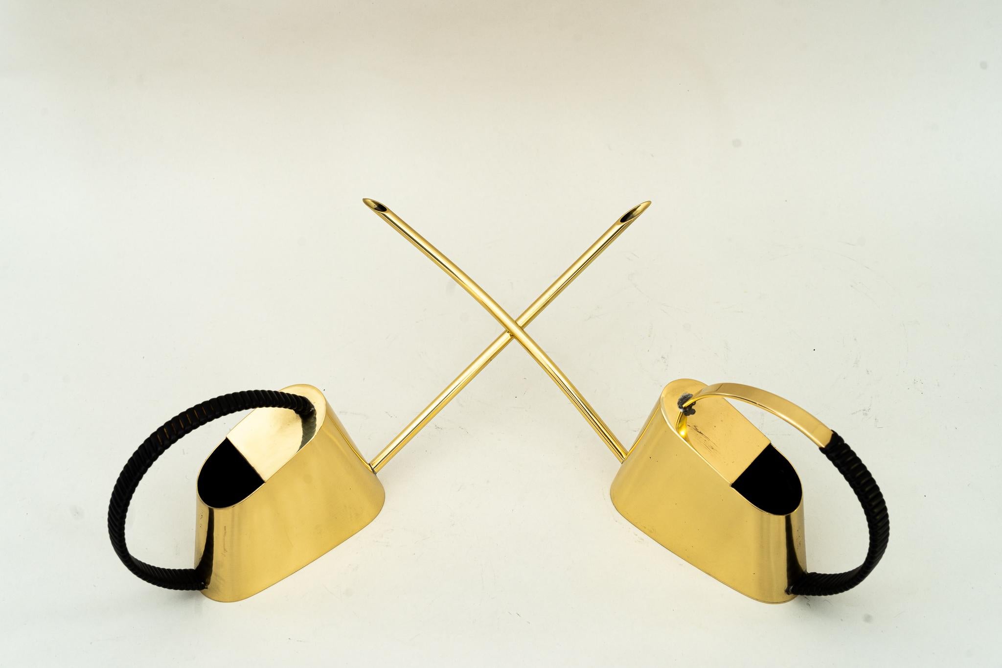 2x Brass Watering Cans, circa 1950s For Sale 5