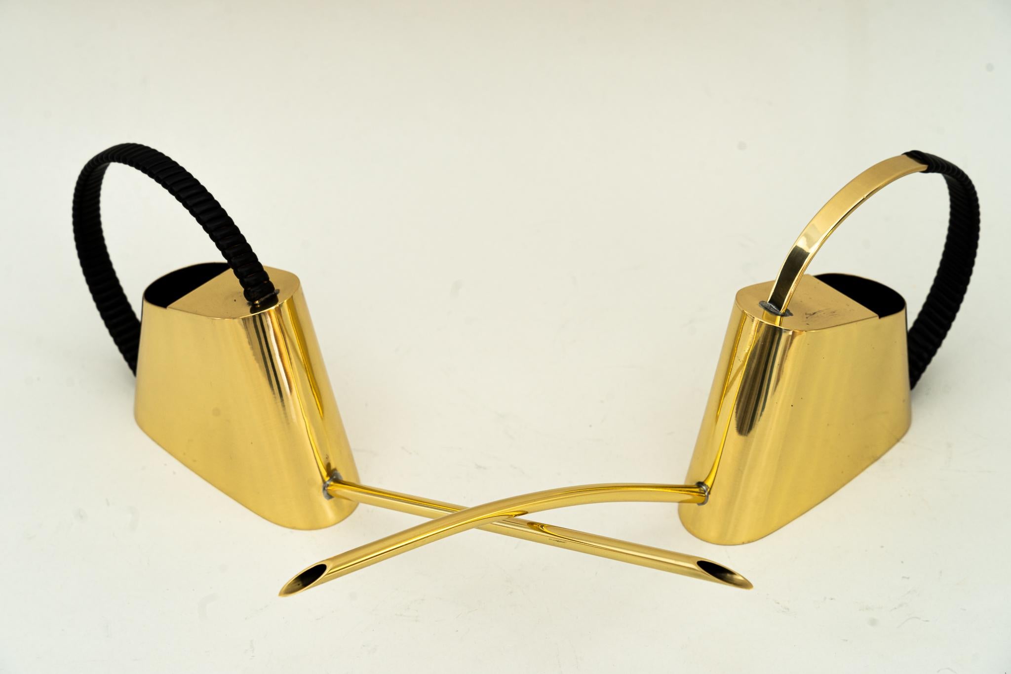 2x Brass Watering Cans, circa 1950s For Sale 6