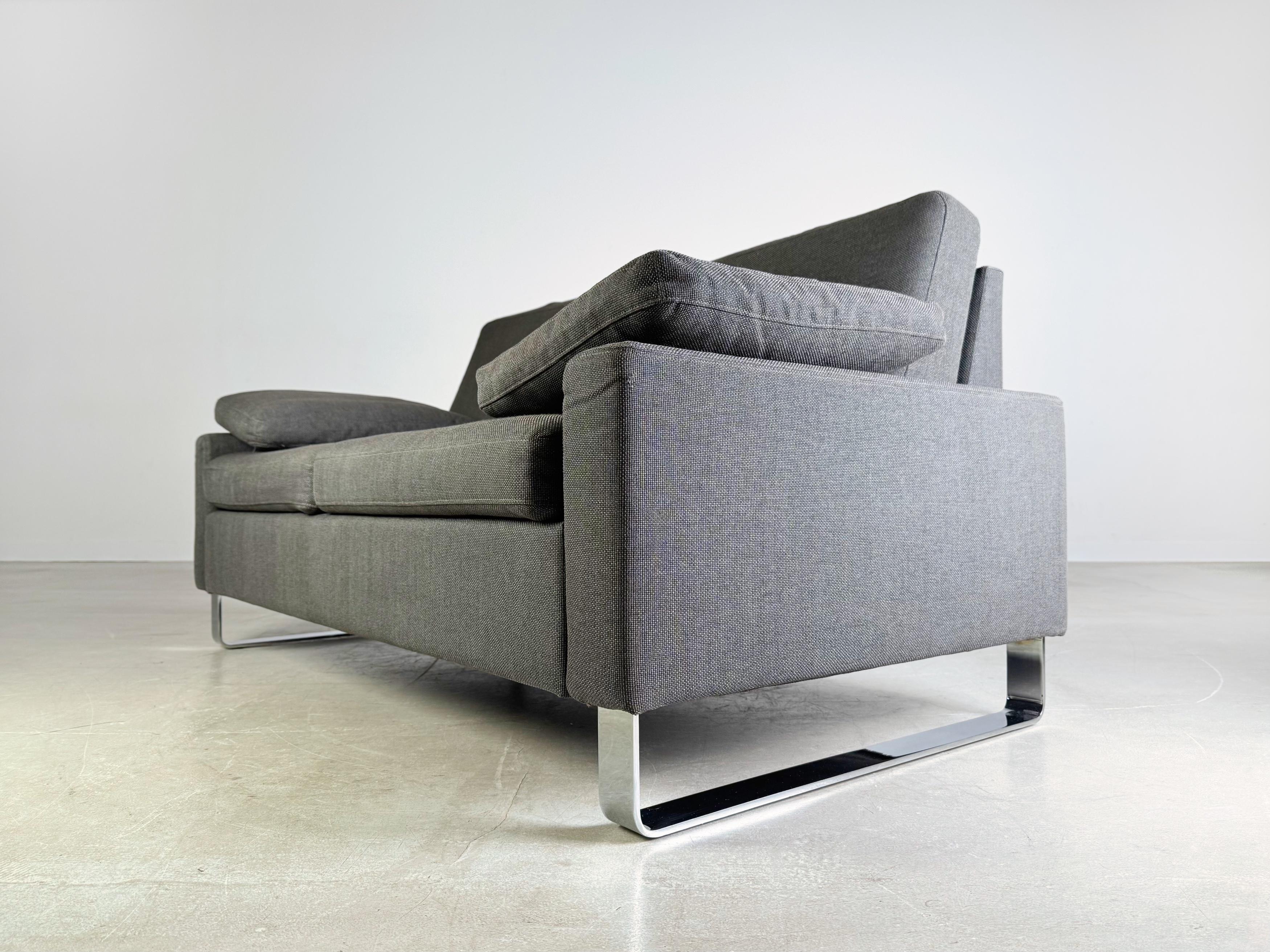 2x Brühl Alba Zweisitzer Sofa 55/70 neuwertig Design Couch 165cm en vente 1