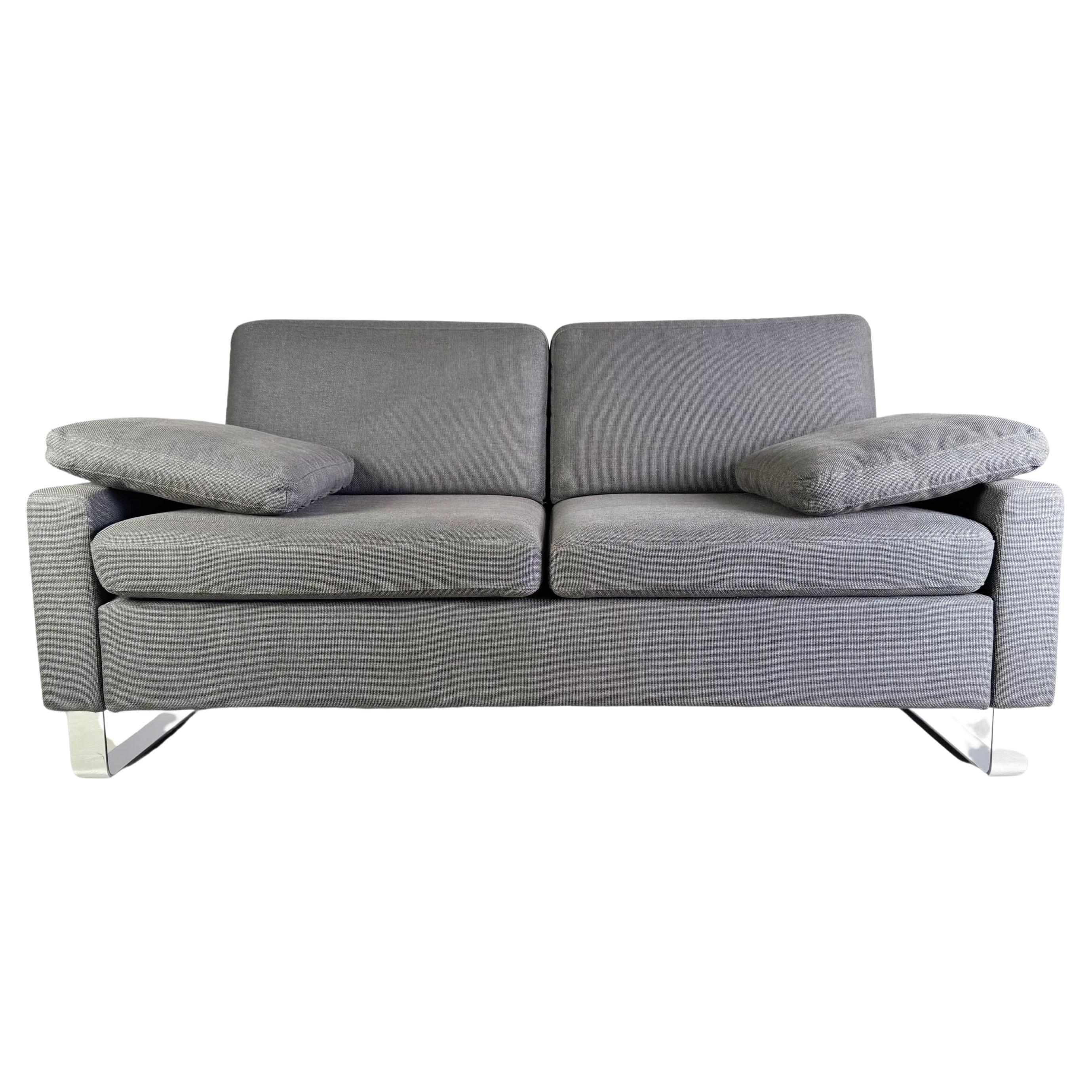 2x Brühl Alba Zweisitzer Sofa 55/70 neuwertig Design Couch 165cm