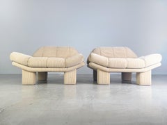 2x Burkhard Vogtherr Midcentury Sessel 1970s samt Vintage Lounge