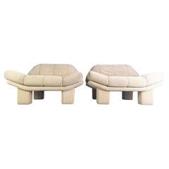 2x Burkhard Vogtherr Midcentury Sessel 1970s samt Vintage Lounge