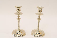 2x Kerzenhalter  Alpaca Vienna um die 1920er Jahre