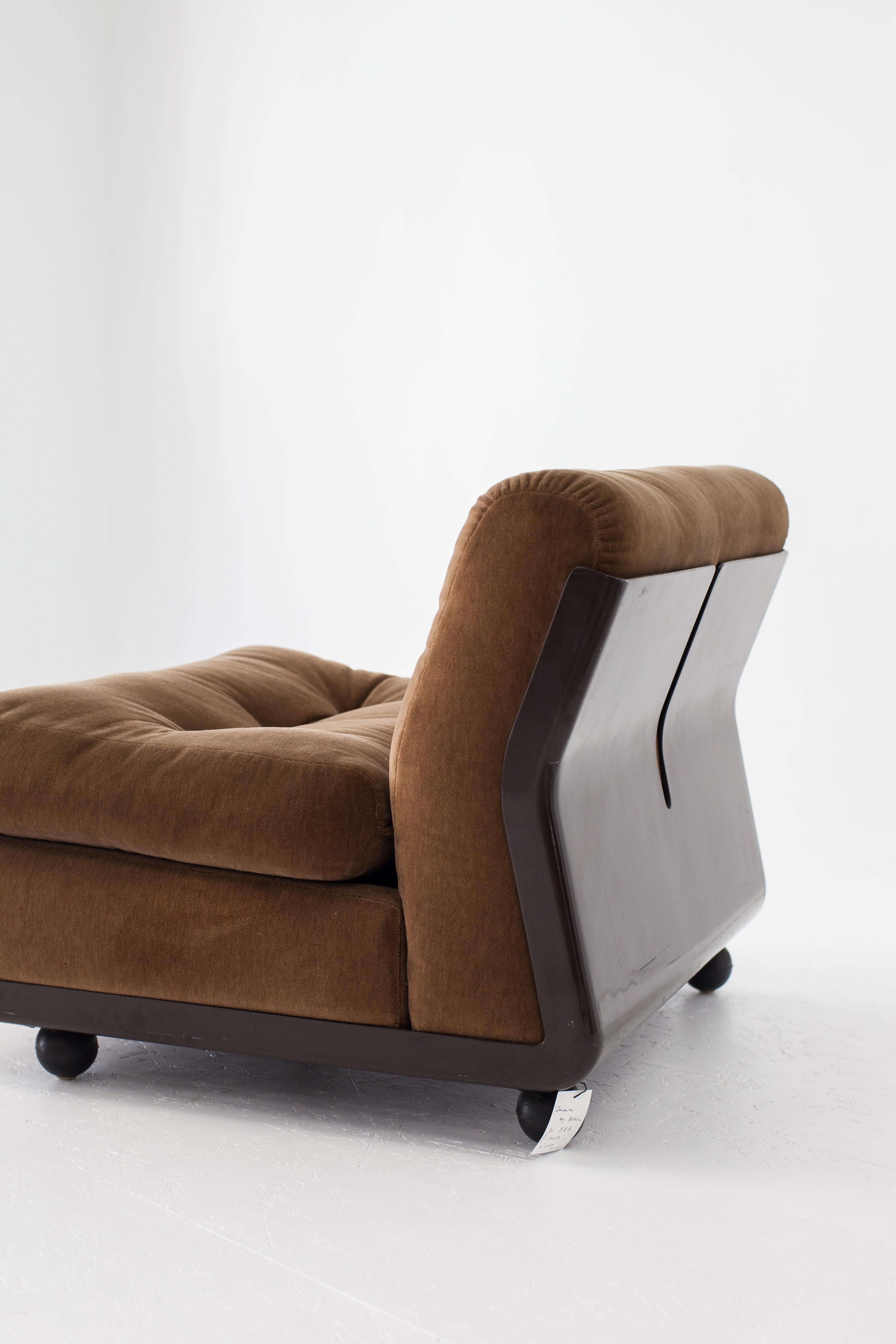 Mid-Century Modern 2x C&B Italia Mario Bellini Amanta modular sofa