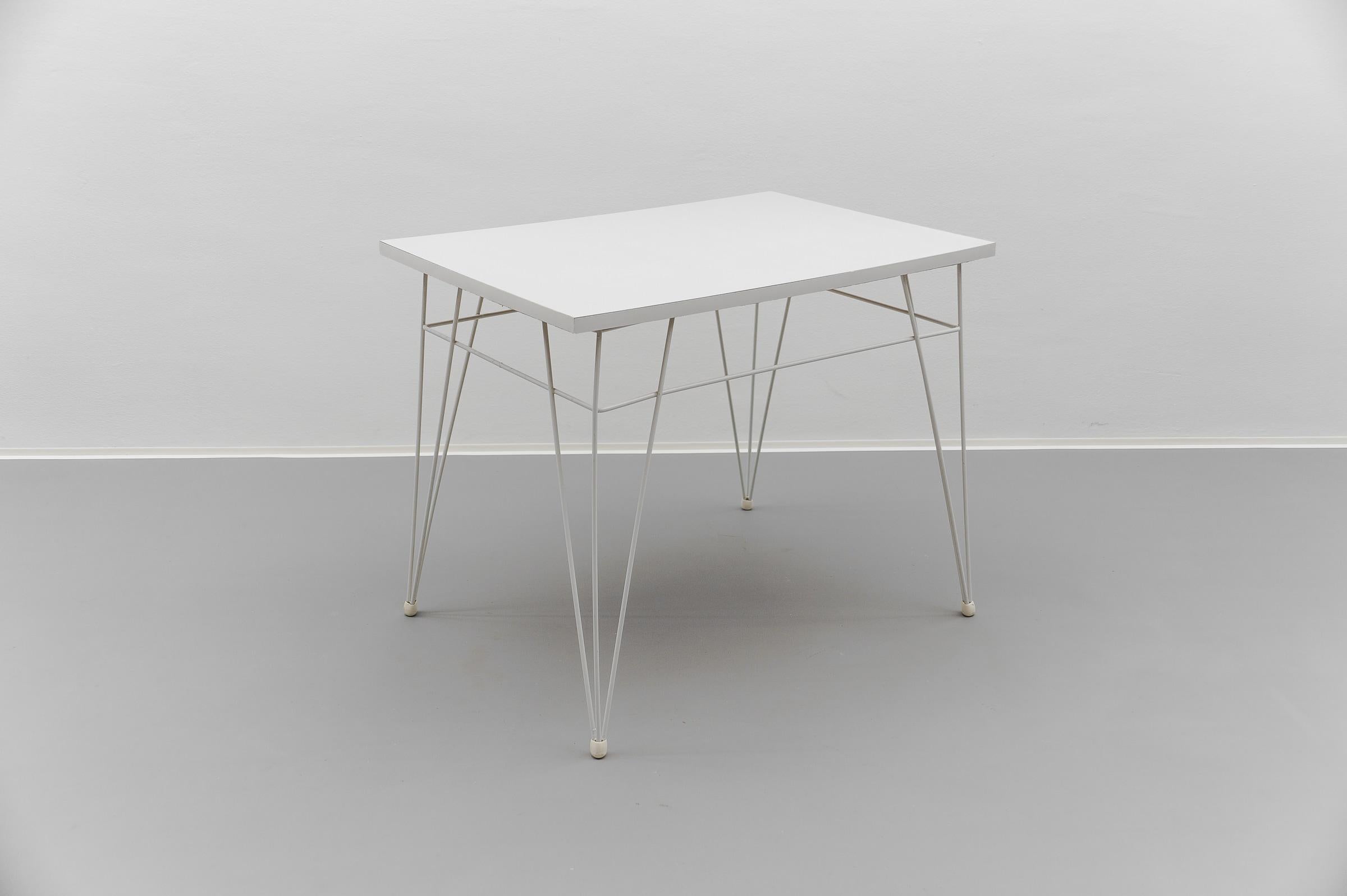 2x Combex Wire Chair + Table by Cees Braakman for Pastoe, 1950er Netherlands en vente 3