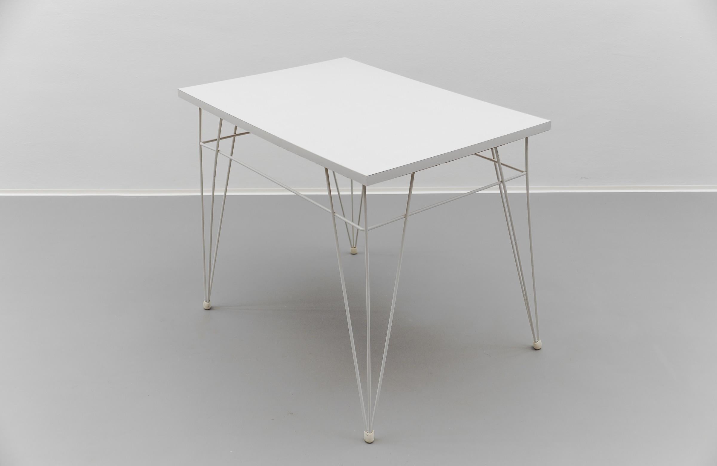 2x Combex Wire Chair + Table by Cees Braakman for Pastoe, 1950er Netherlands en vente 5