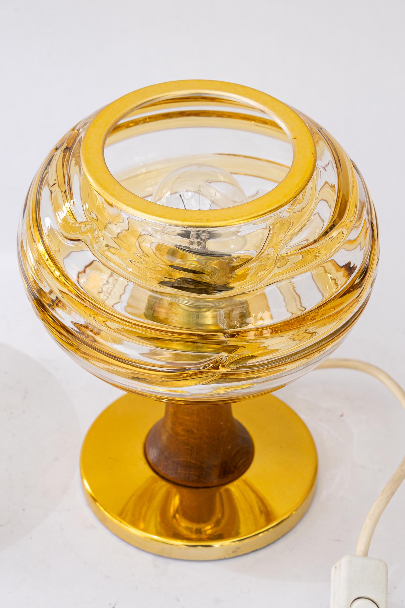 2x lámparas de mesa Doria alemanas alrededor de los años 70 Alemán en venta