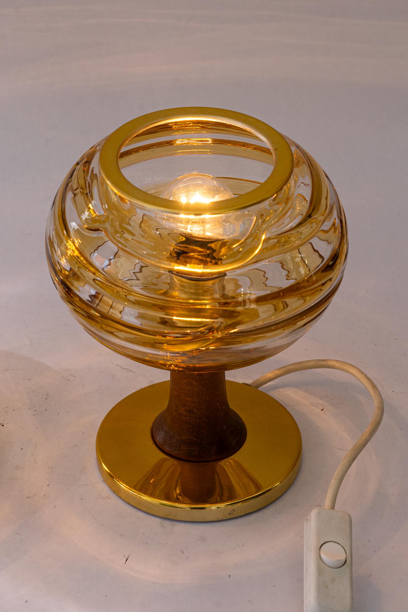 2x lámparas de mesa Doria alemanas alrededor de los años 70 en venta 1