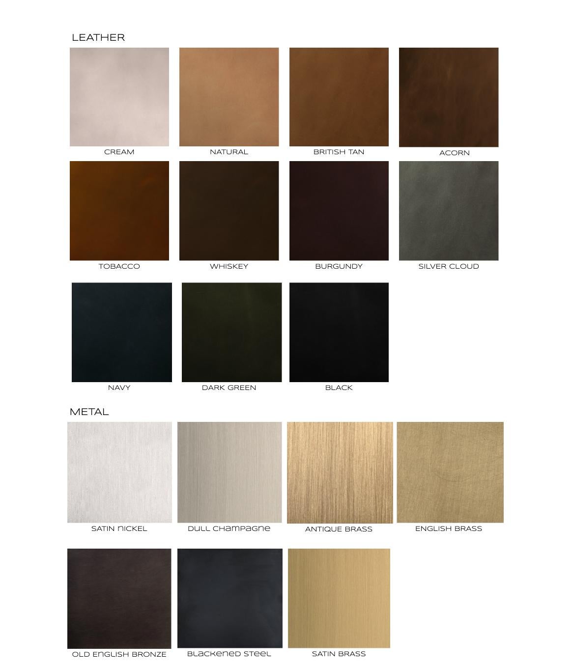 Laiton Paire de tables de nuit Dreyfus, par AMBROZIA, Chêne blanc,  Cuir Brown et laiton antique en vente