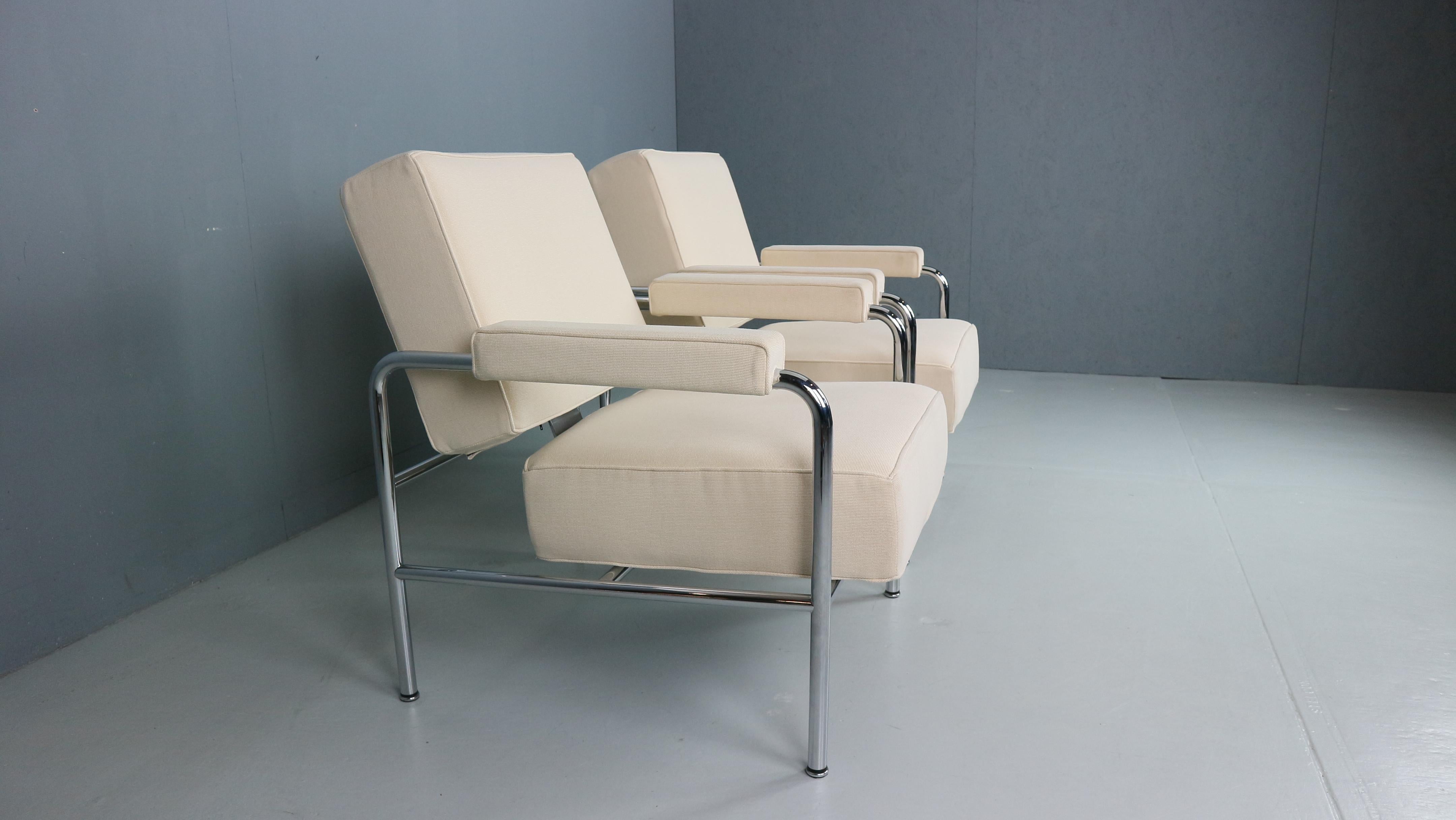 2x Fauteuils Wagon Fumoir LC 13 Le Corbusier, 1931 en vente 11