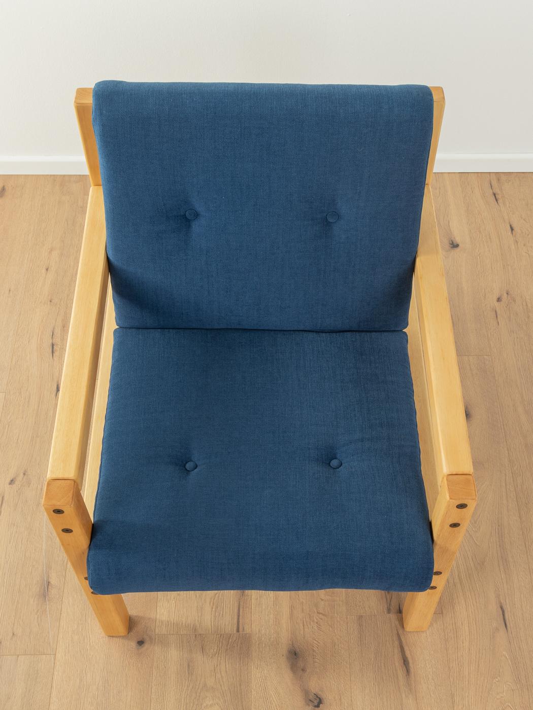 2x Flötotto Solid Wood Armchairs, 1970s For Sale 1