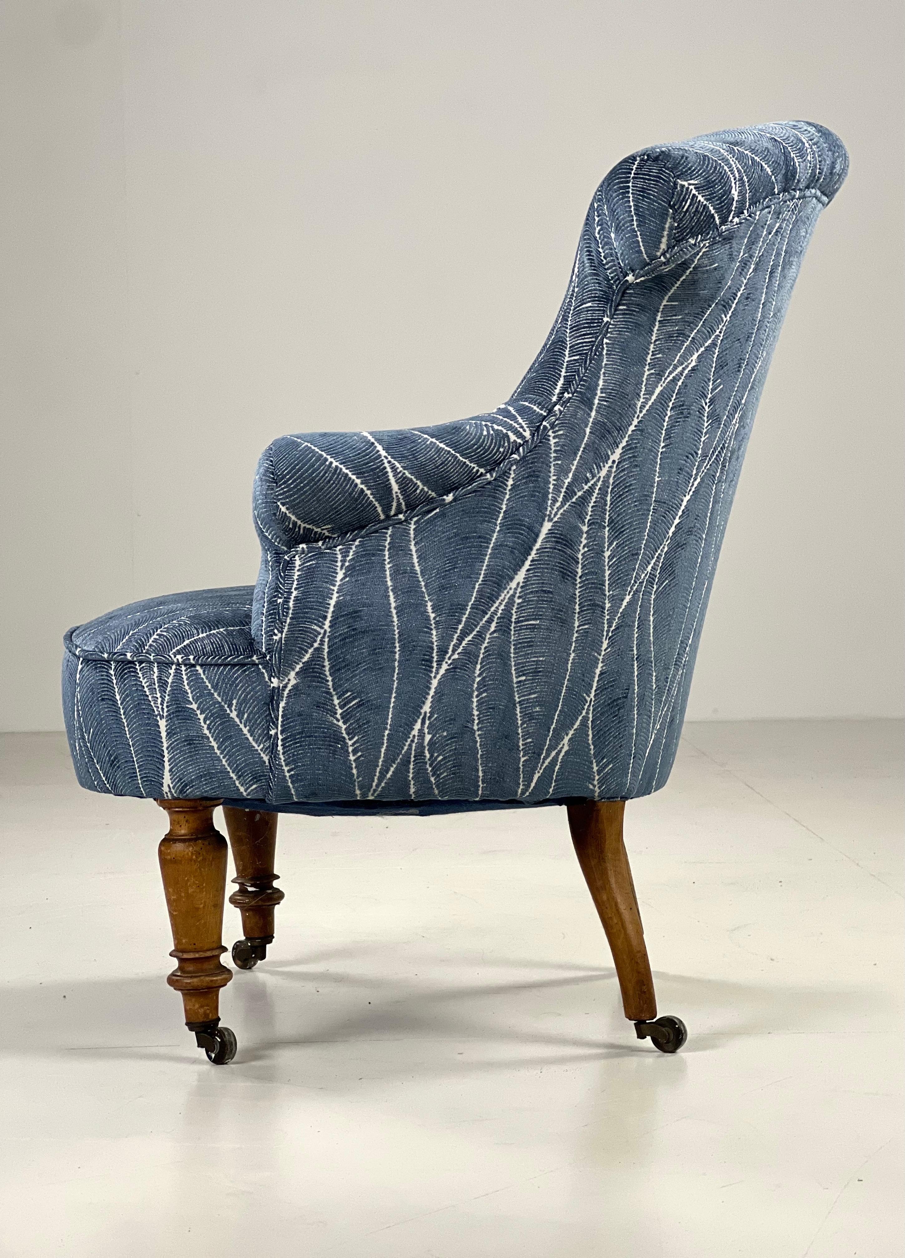 Tessuto 2x Bergère francese ca. 1900 in vendita