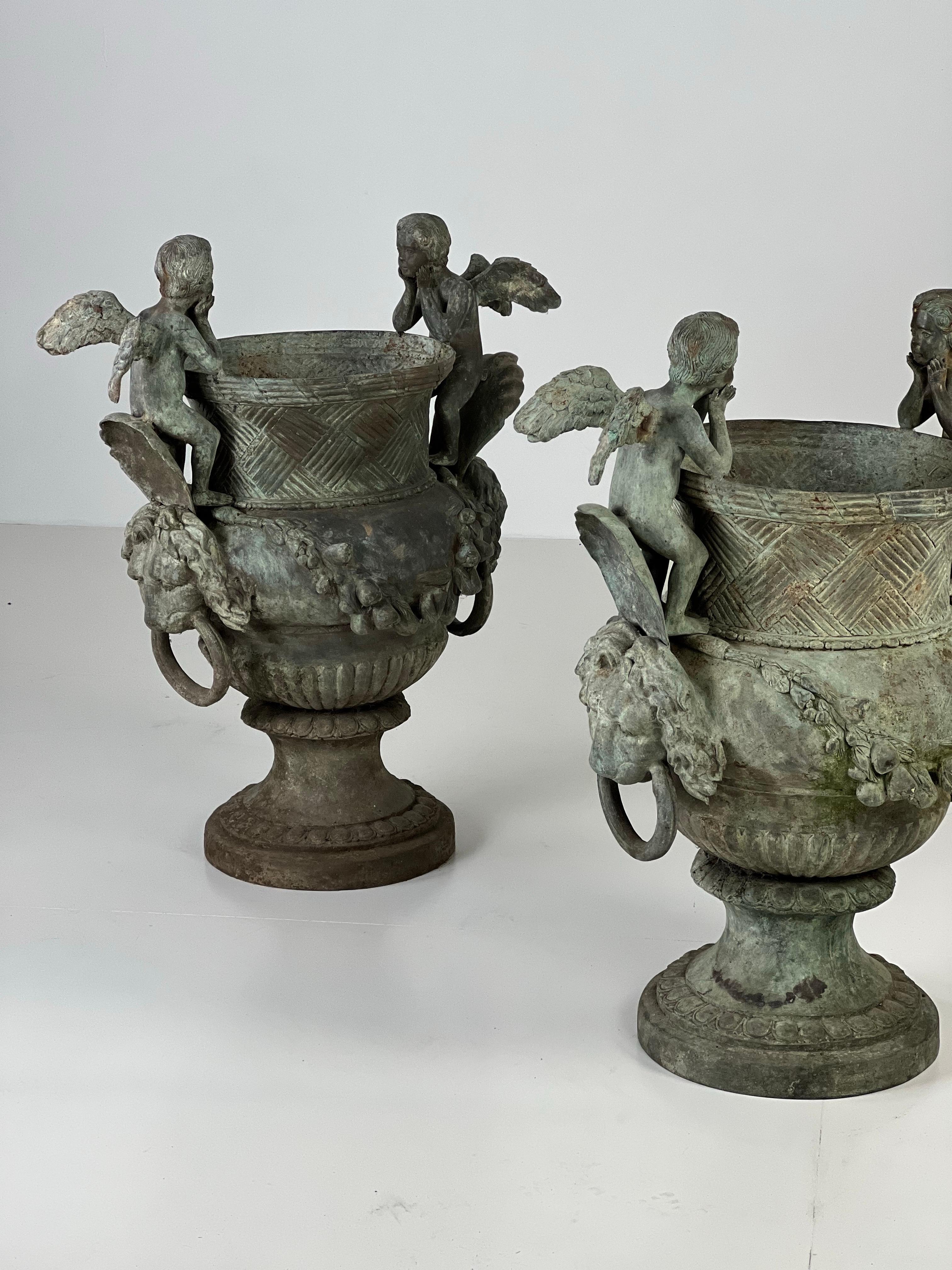 2x Jardinière Bronzo in vendita 7