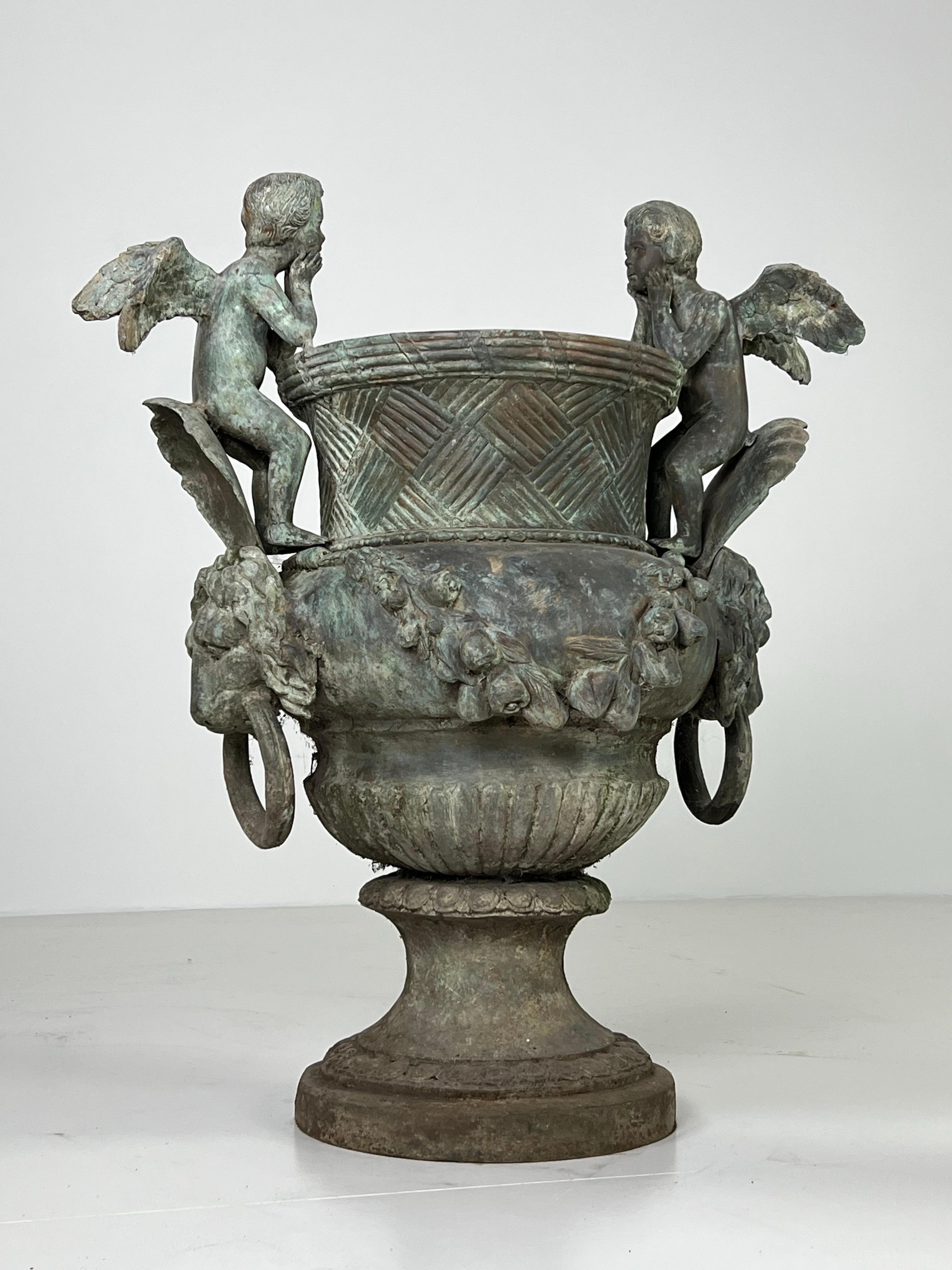 2x Jardinière Bronzo in vendita 3