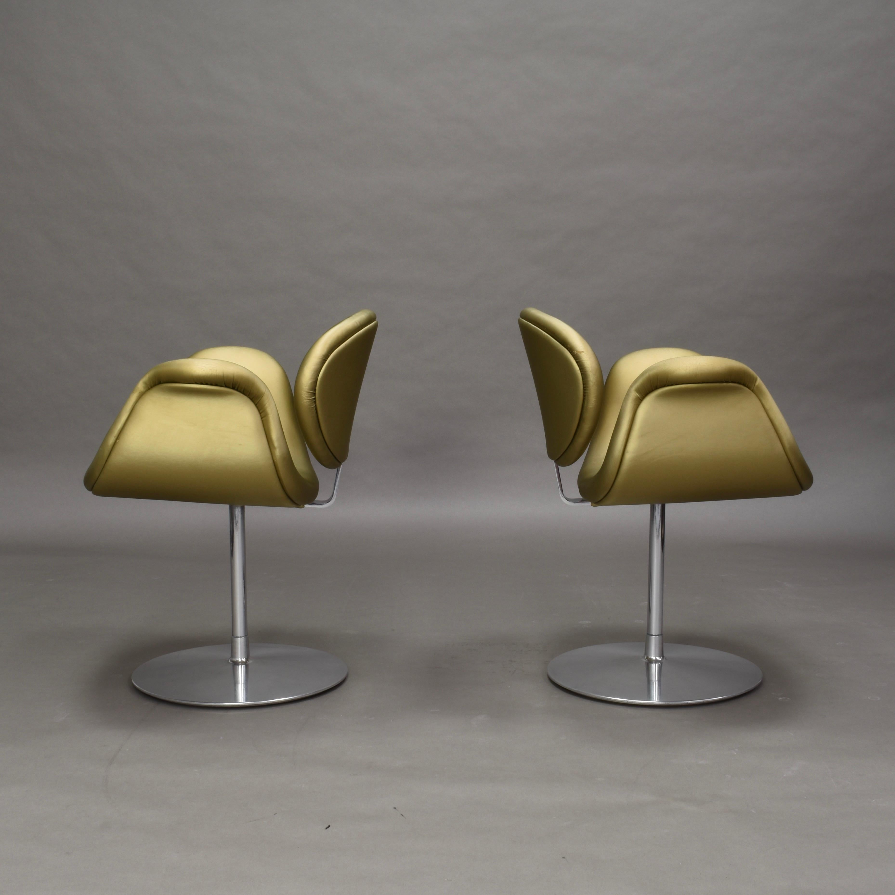 Néerlandais 2 fauteuils pivotants Tulip de Pierre Paulin pour Artifort, 1965 en vente
