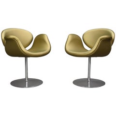2 Limited Edition Pierre Paulin Tulip Swivel Armchairs for Artifort, 1965
