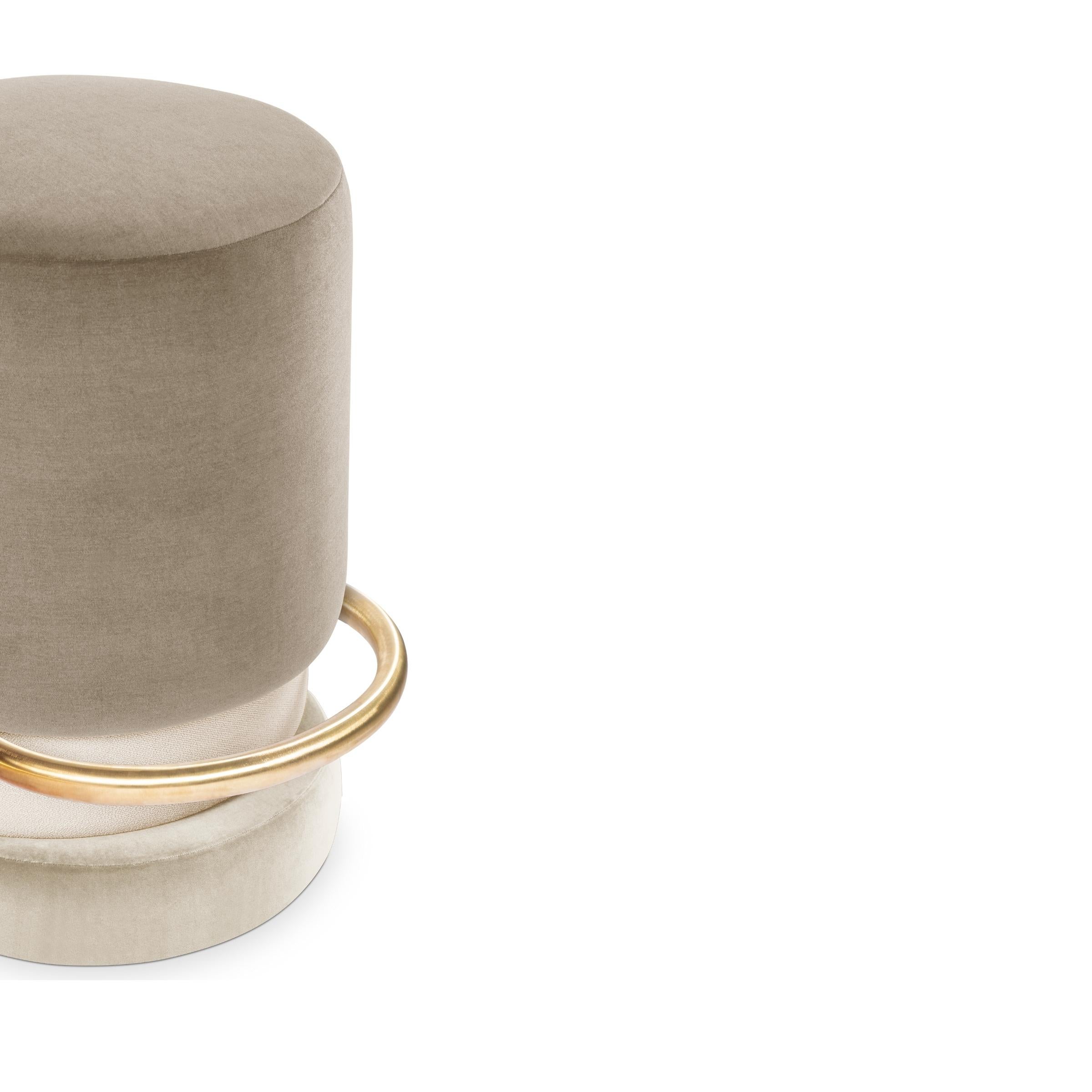 Modern 2x Lipstick Counter Stool For Sale