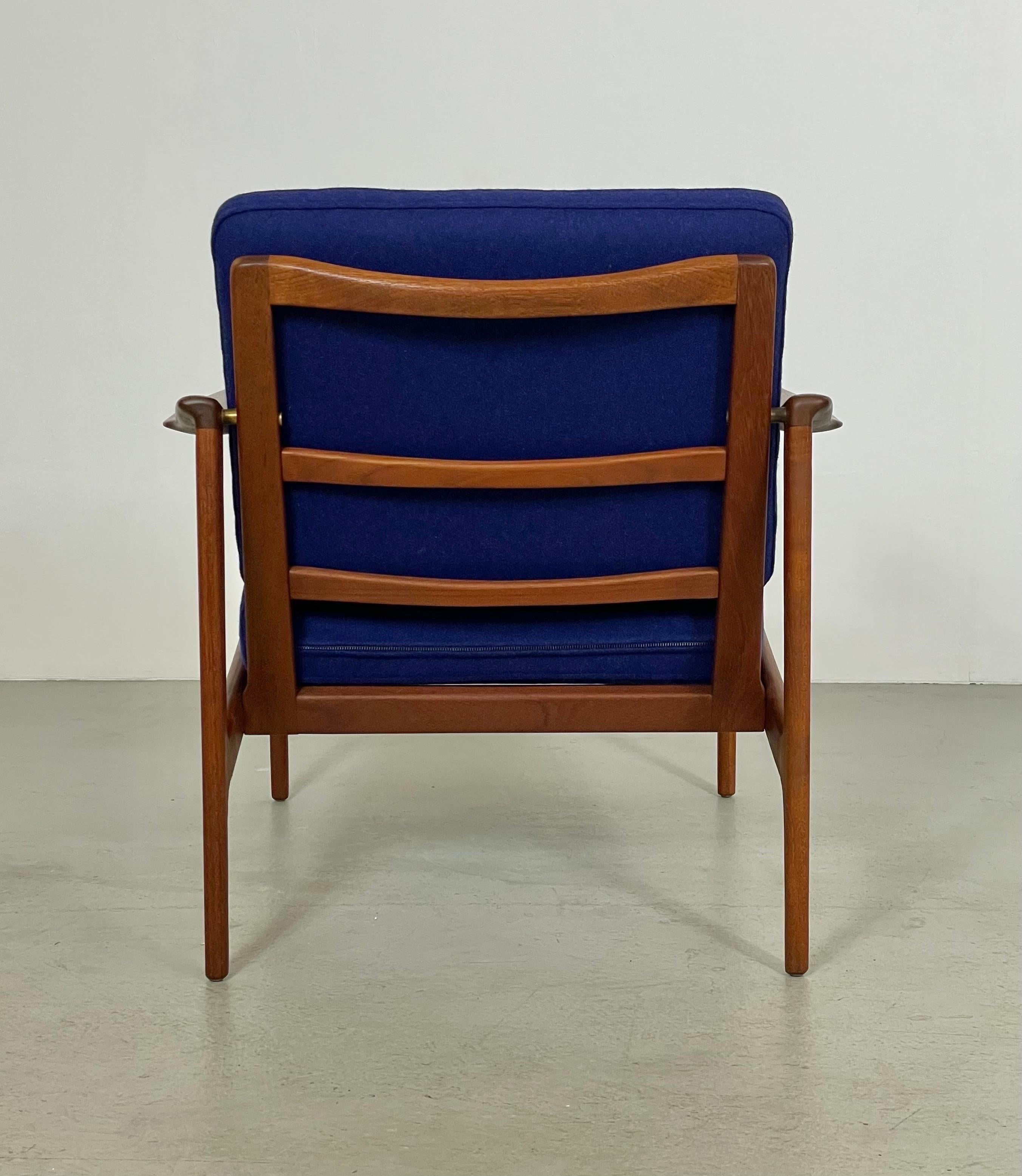 2x Easy Chair aus Teakholz von Ib Kofod-Larsen, Dänemark, Mid-Century, 1960er Jahre im Angebot 10