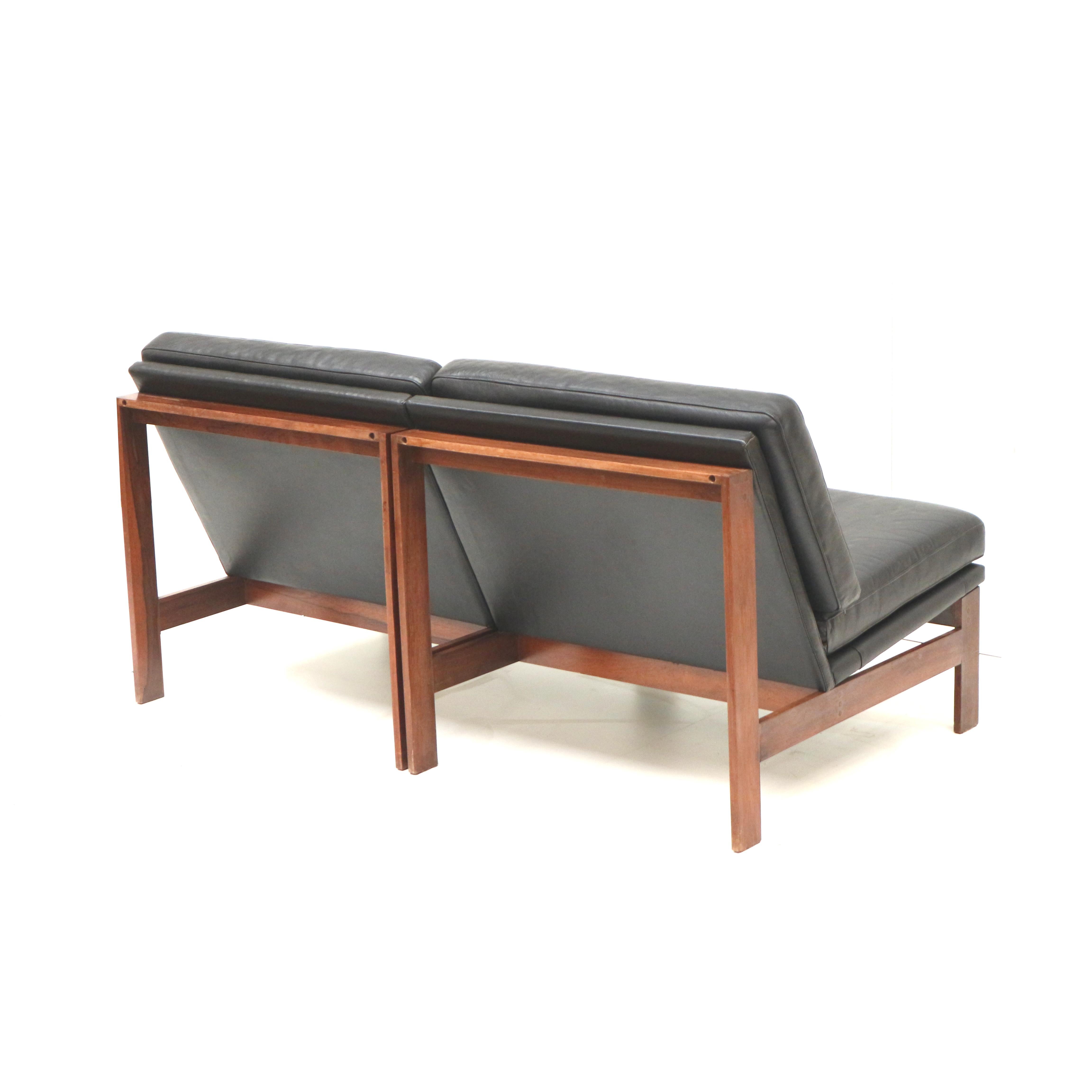 2 fauteuils Moduline conçus par Ole Gjerløv-Knudsen et Torben Lind pour Cado en vente 1
