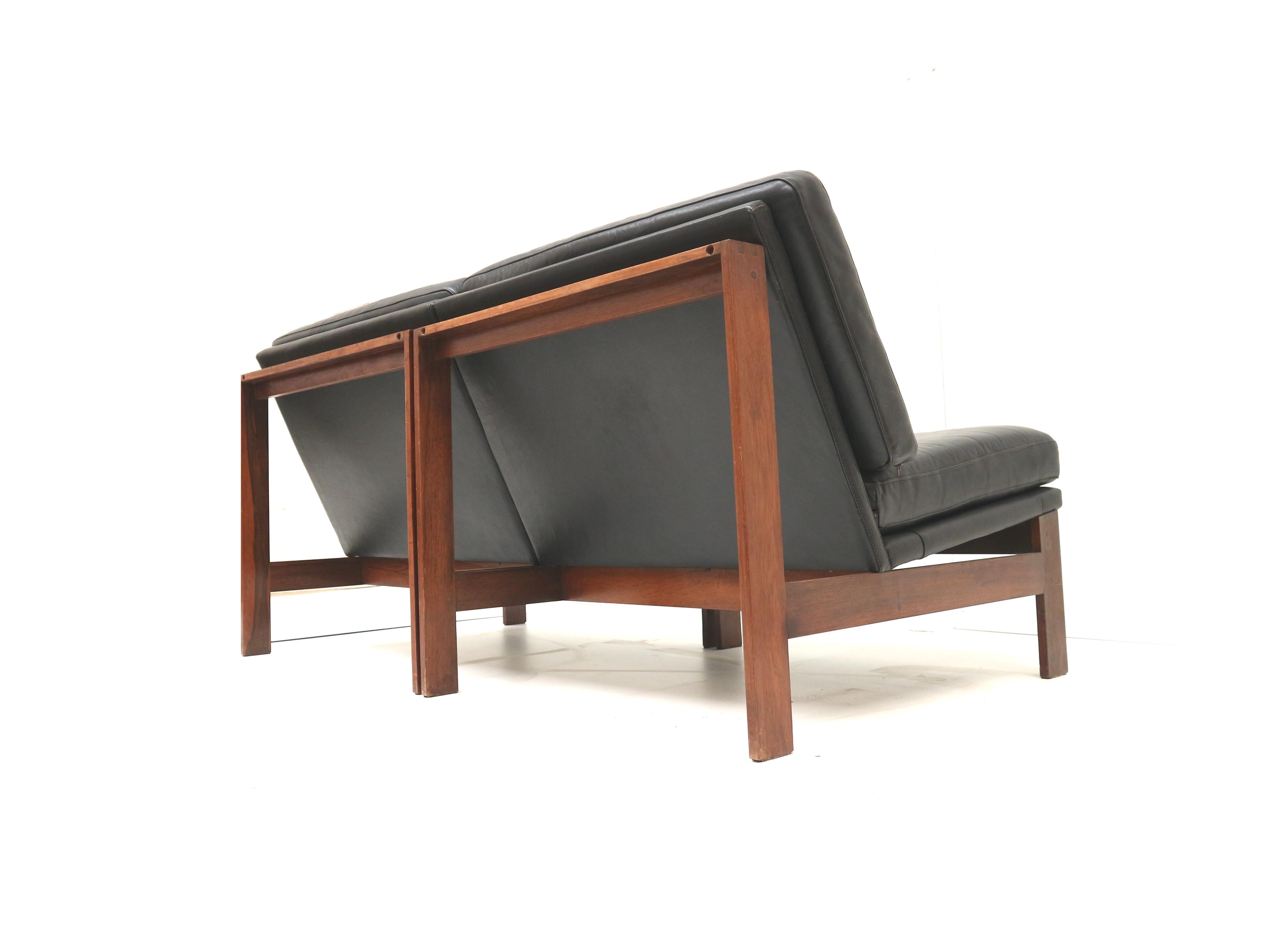 2 fauteuils Moduline conçus par Ole Gjerløv-Knudsen et Torben Lind pour Cado en vente 3