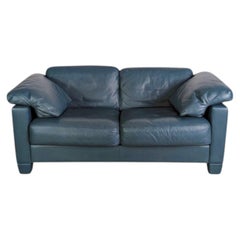 2x Original de Sede Sofa DS 17 Zweisitzer Couch Leder Design