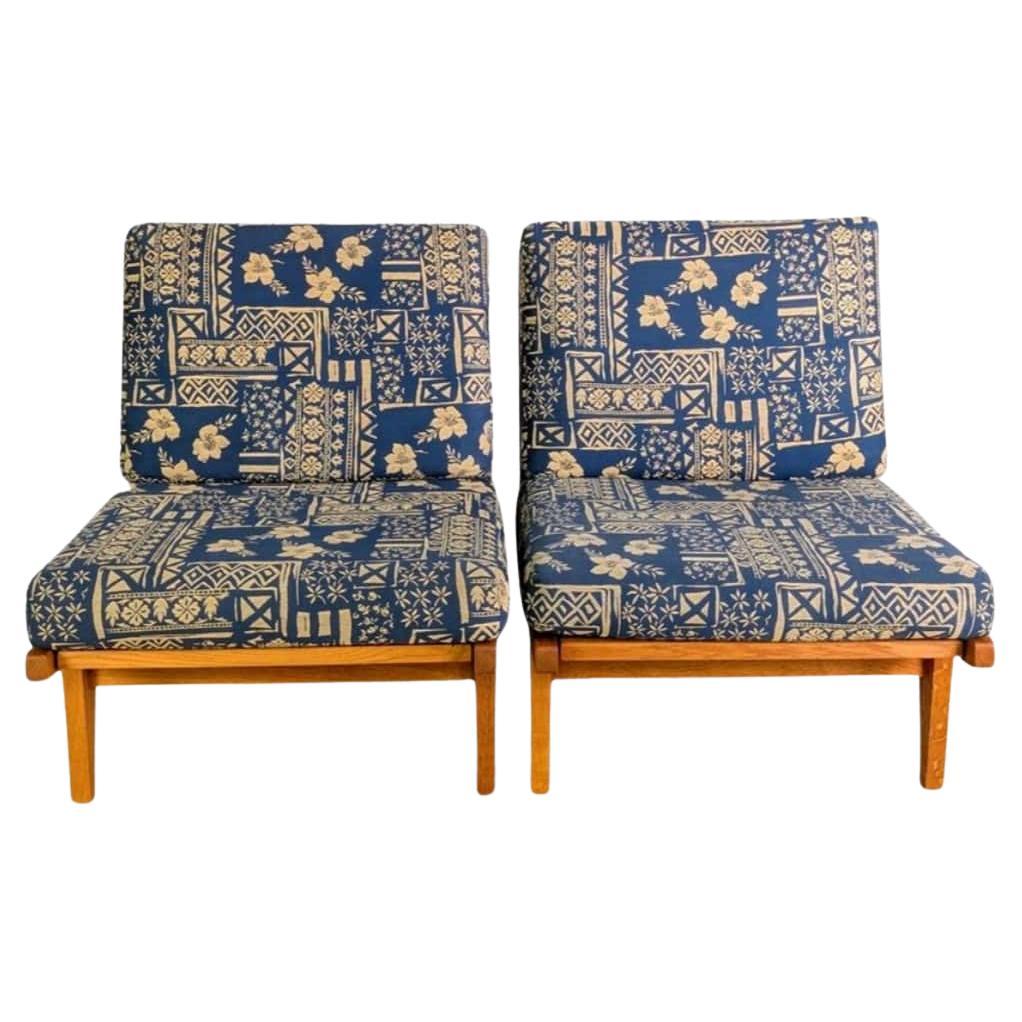 2x Original Getama GE370 Midcentury Sessel Hans J. Wegner Eiche