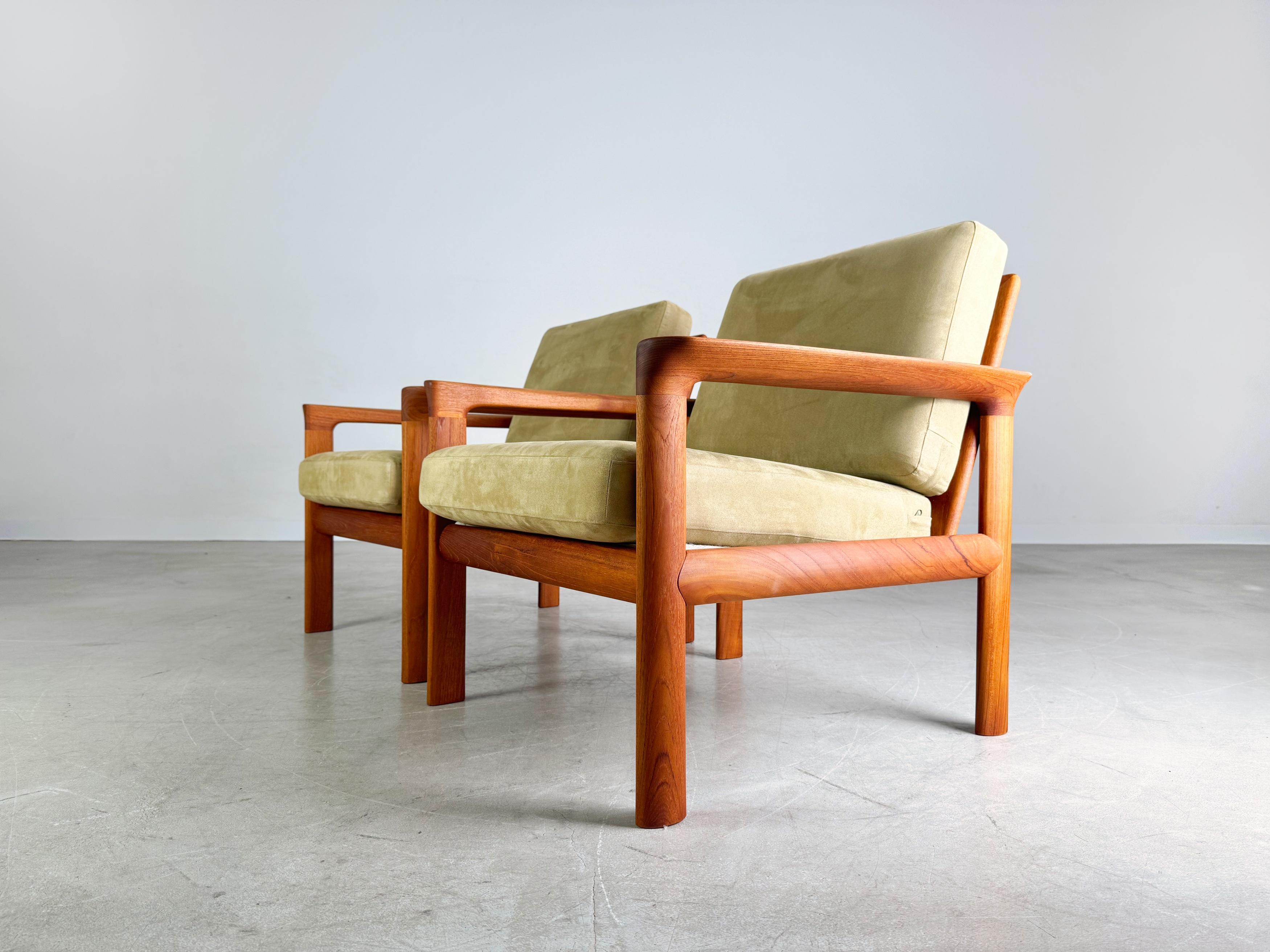 2x Divano originale Midcentury Sven Ellekär Komfort Teak anni '60 In condizioni buone a Berlin, DE