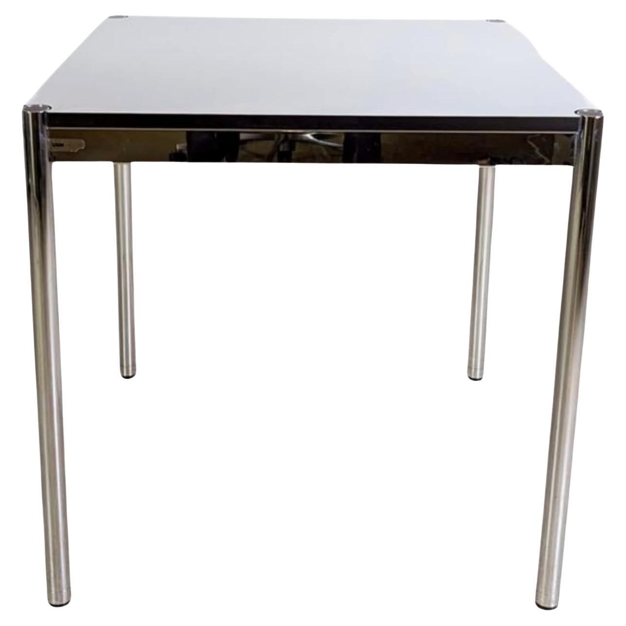 2x Original USM Haller Schreibtisch quadratisch Tisch klein weiß en venta