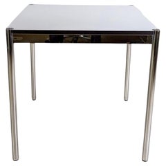 2x Original USM Haller Schreibtisch quadratisch Tisch klein weiß