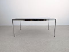 2x Original USM Haller Schreibtisch schwarz Esstisch Design Tisch