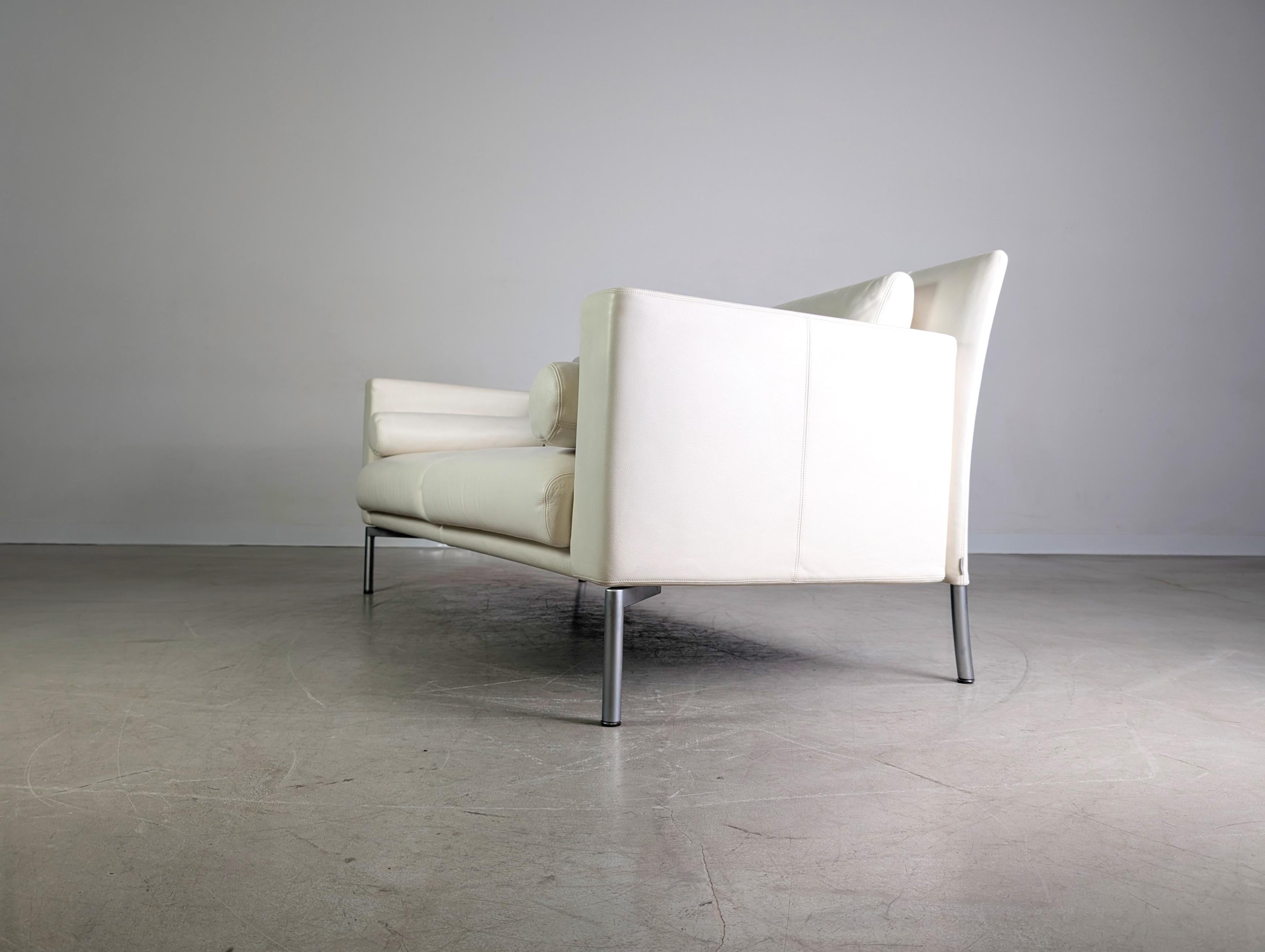 2x Divano originale Walter Knoll Zweisitzer Design Divano Jason Leder In condizioni buone in vendita a Berlin, DE