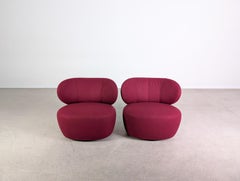 2x Orignal Walter Knoll Sessel EOOS Stoff lila Design