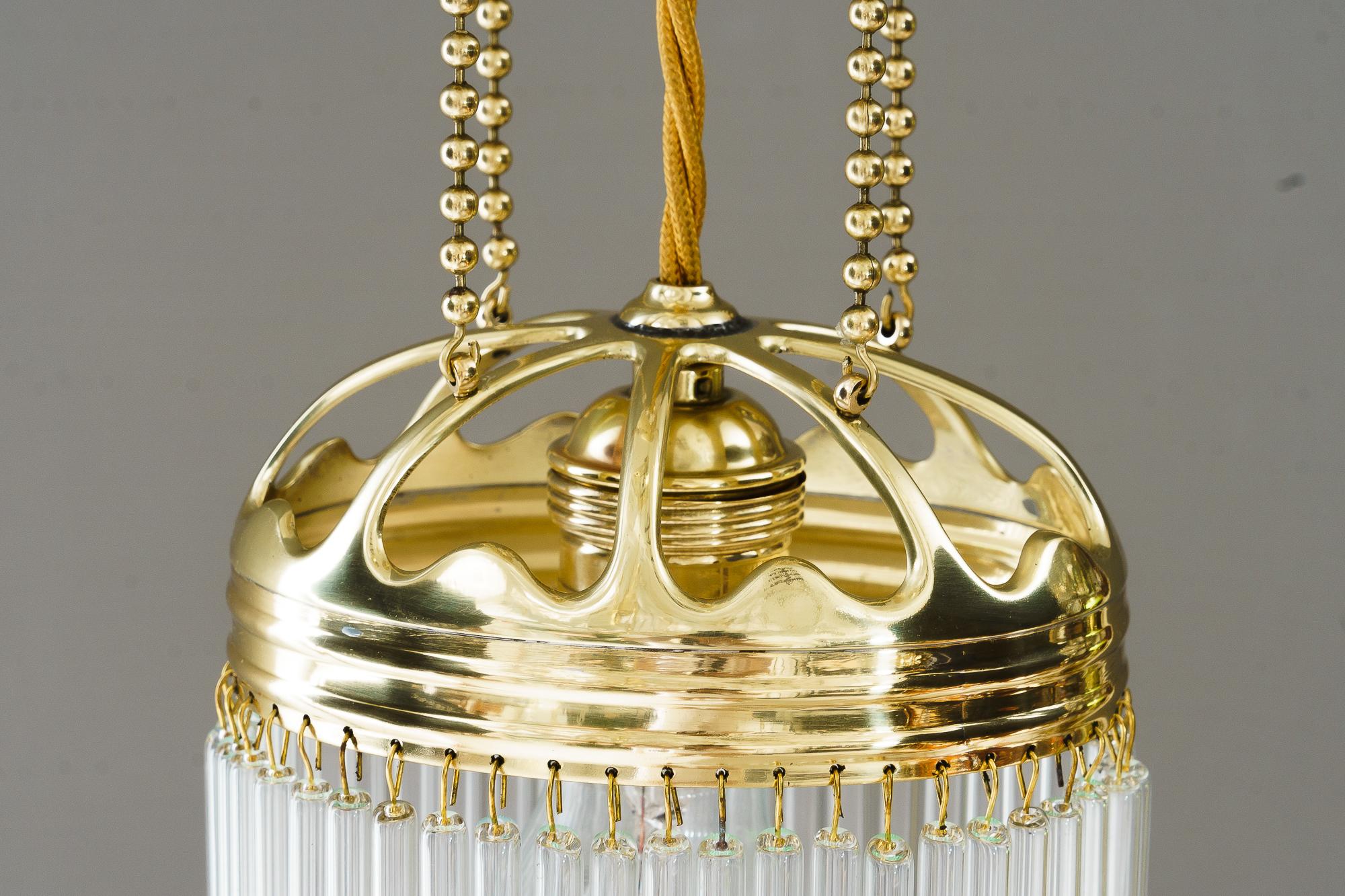 Ovaler Art-Déco-Anhänger Vienna mit 2x, ca. 1920er Jahre im Angebot 3