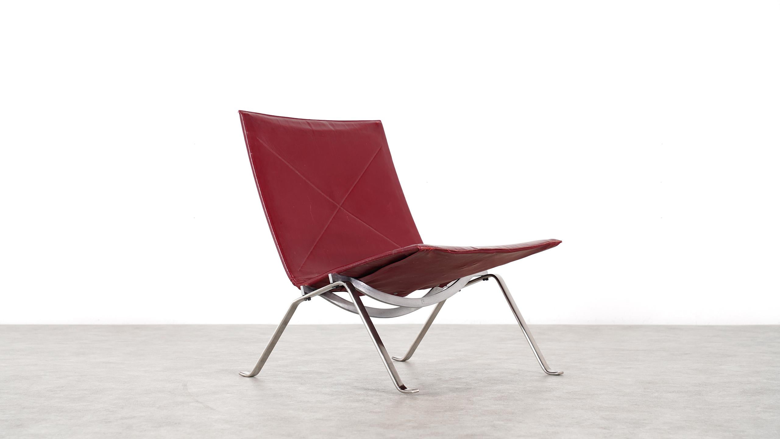 2 Poul Kjaerholm PK22 Lounge Chair, 1956 for E. Kold Christensen, Denmark 7