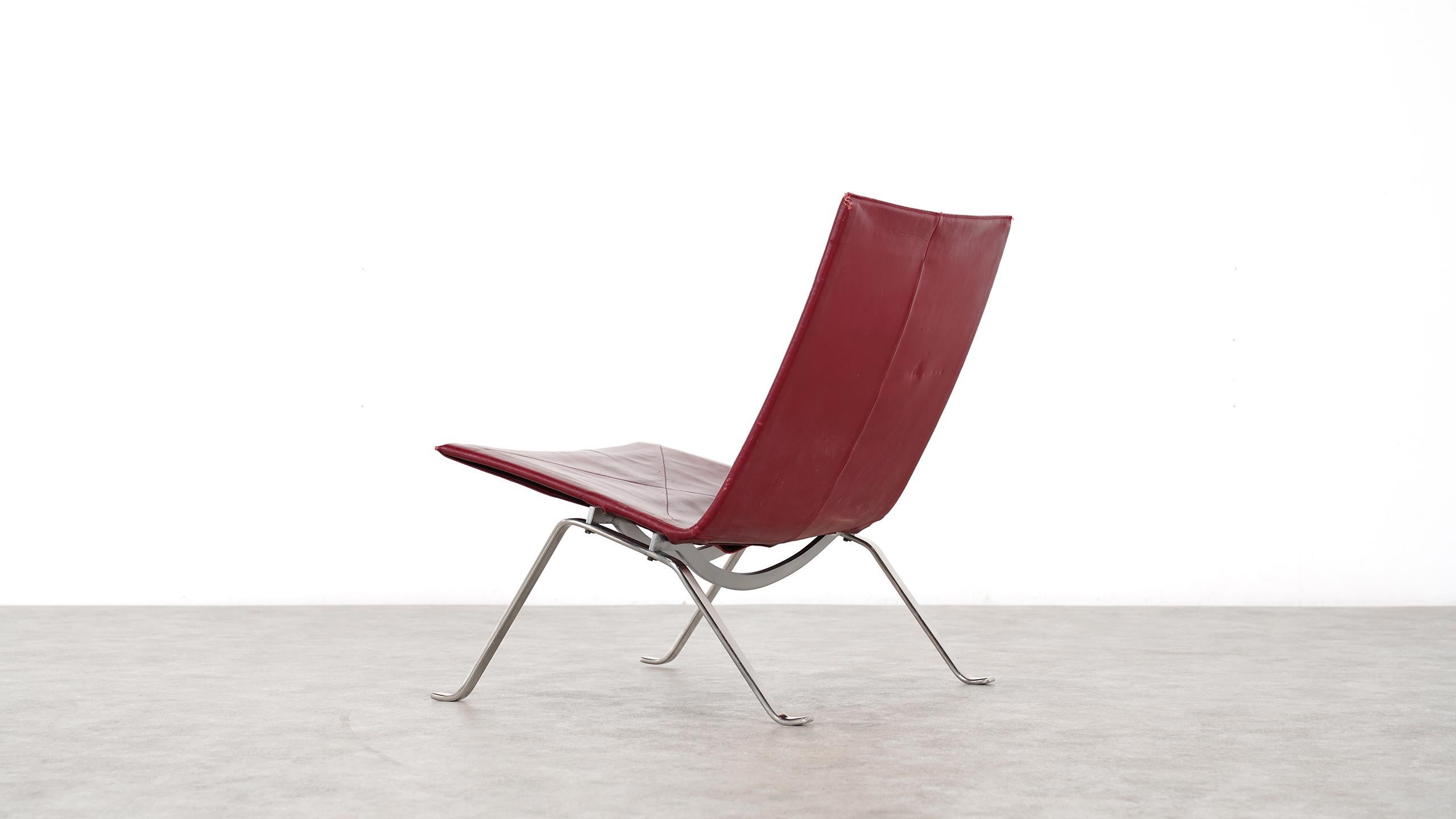 2 Poul Kjaerholm PK22 Lounge Chair, 1956 for E. Kold Christensen, Denmark 9
