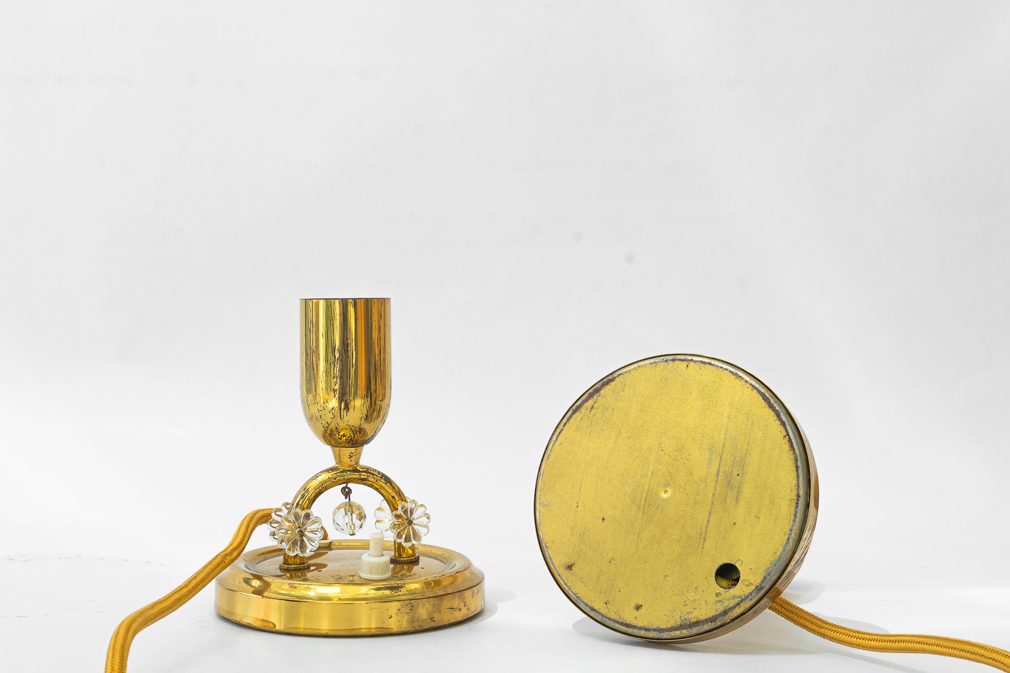 2x lampes de table Rupert Nikoll avec abat-jour en tissu vienne vers les années 1960 en vente 7