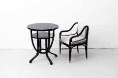 2x Secessionistic armchairs by Koloman Moser/Otto Wagner for J.&J. Kohn