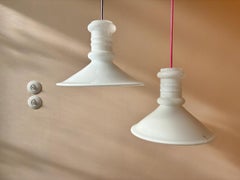 2x Sidse Werner Apoteker Pendant Lamp by Holmegaard, Denmark, 1980s