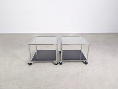 2x USM Haller Couchtisch Fritz Haller coffee table Beistelltisch
