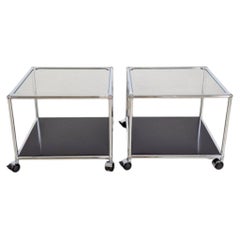 2x USM Haller Couchtisch Fritz Haller coffee table Beistelltisch