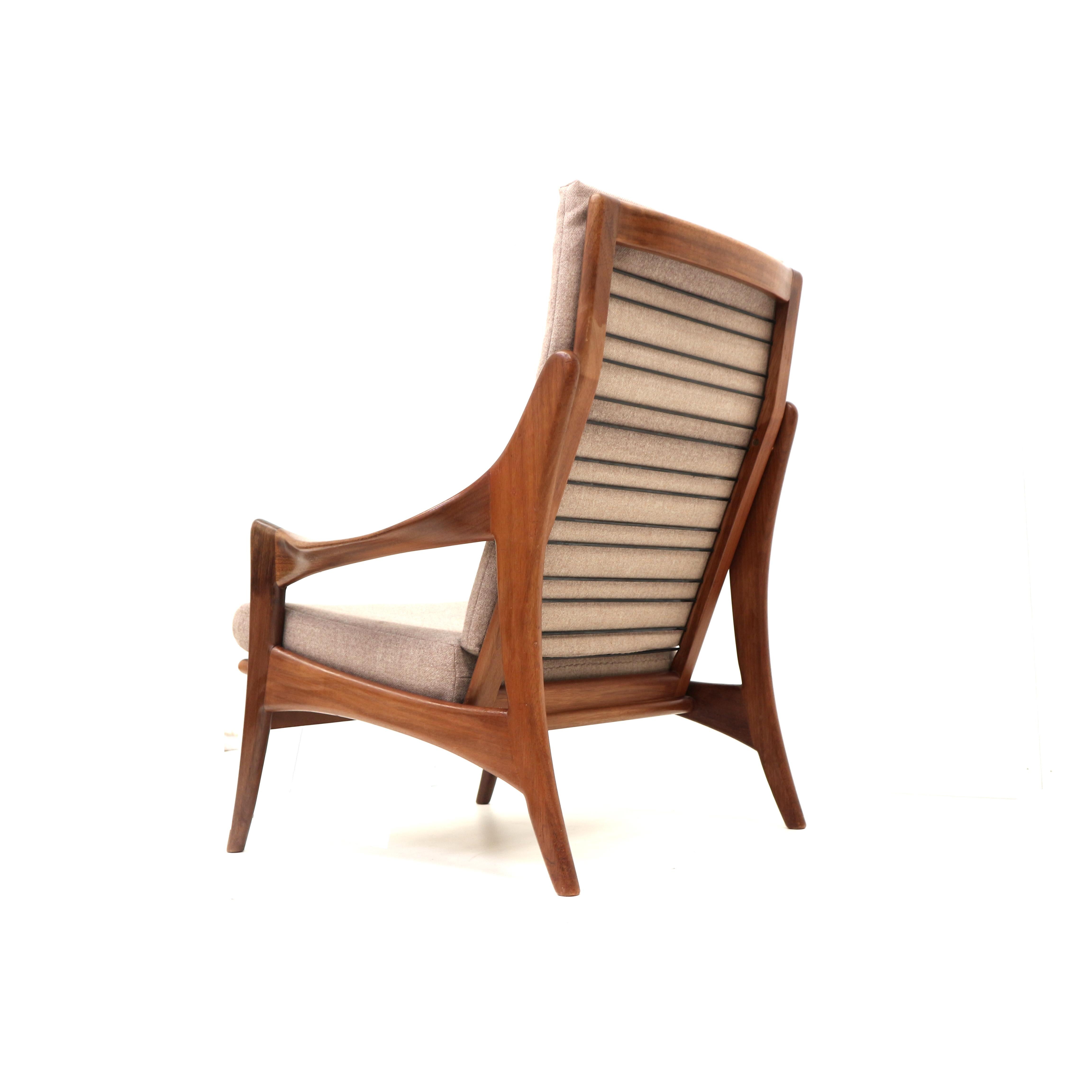 2x Sillón vintage de De Ster Geldermalsen fabricado en los años 60 Escandinavo moderno
