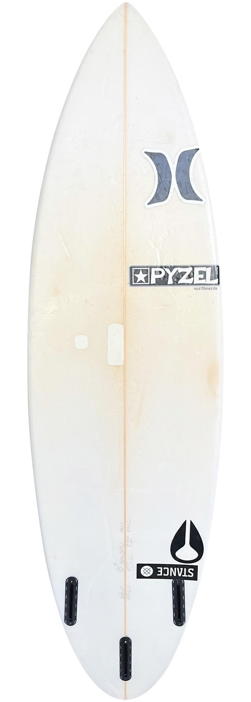 2X World Champion of surfing, John John Florence’s personal surfboard made by Jon Pyzel. This 