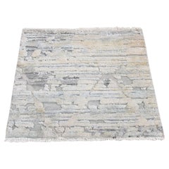 2
x2
1" Verde, Collezione Pastel, Tappeto orientale annodato a mano in seta e lana