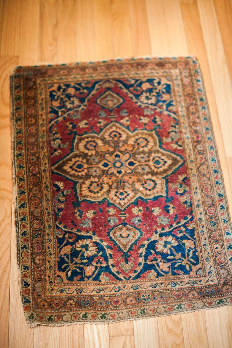 Small Antique Farahan Rug For Sale 4