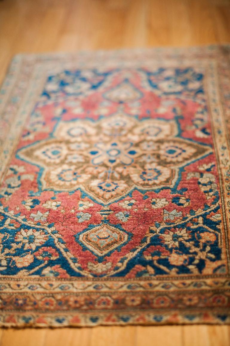 Small Antique Farahan Rug For Sale 5