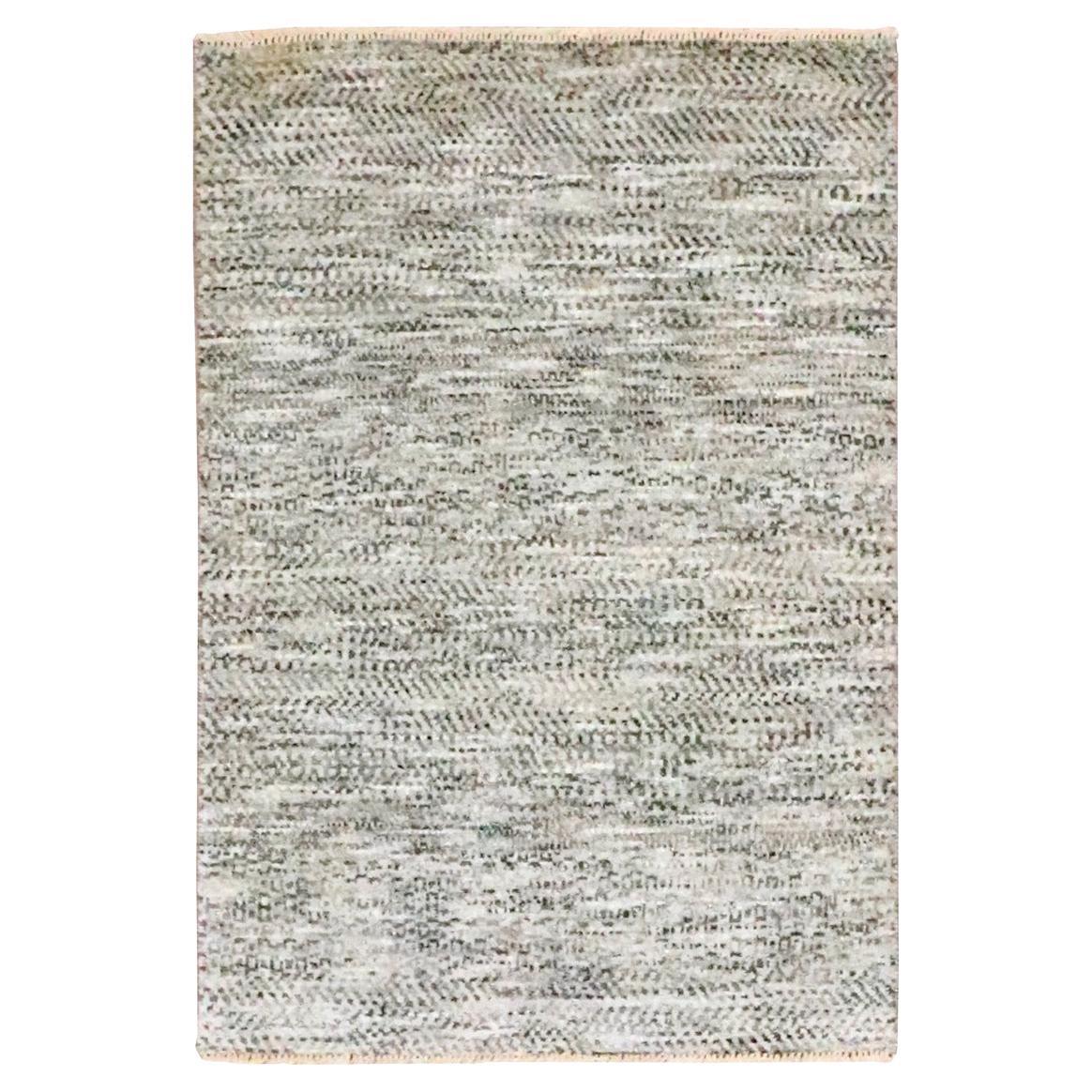 2
x3
Beige Modern Grass Design Ton in Ton Hand Knotted Natural Wool Rug