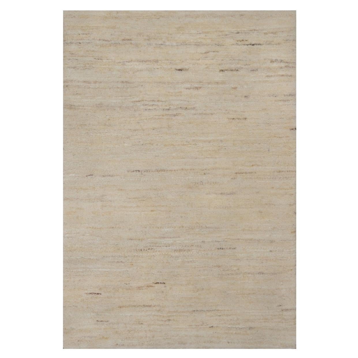 Tappeto in lana annodato a mano 2
x3
 Bone White, spesso e soffice, dal design moderno e lineare in vendita