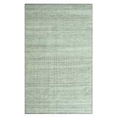 2'x3' Brown Oxidized and Distressed Grass Design Hand Knotted Wool Rug