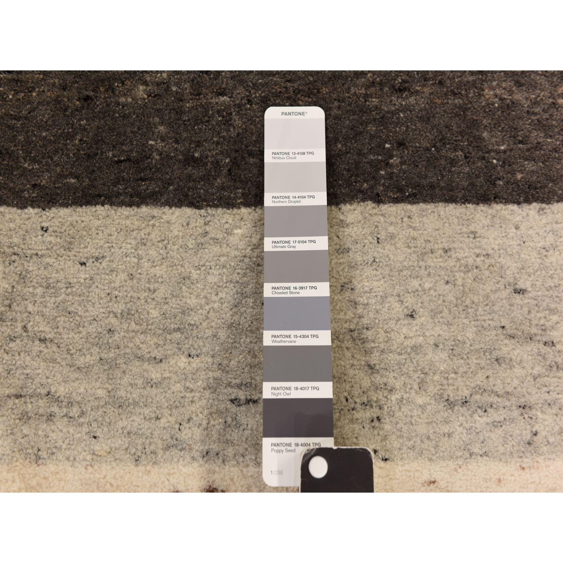 Modern 2'x3' Colorful Sample Blanket Design Alpaca Unmixed Wool Hand Knotted Rug For Sale