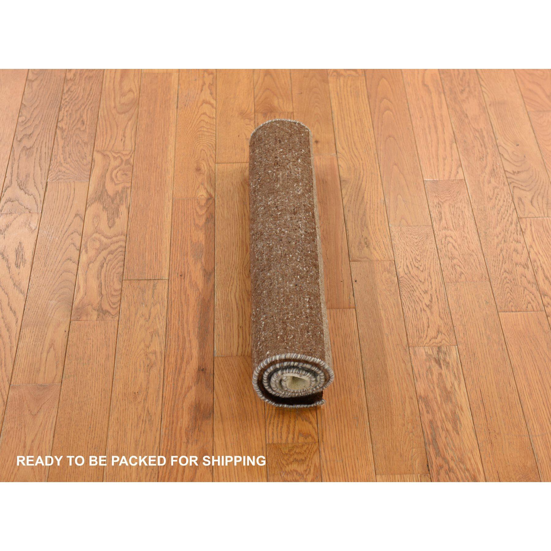 Indian 2'x3' Colorful Sample Blanket Design Alpaca Unmixed Wool Hand Knotted Rug For Sale